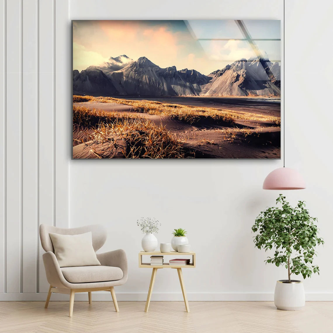 Mountain Scenery View UV Direct Aluminum Print Australian Made Quality