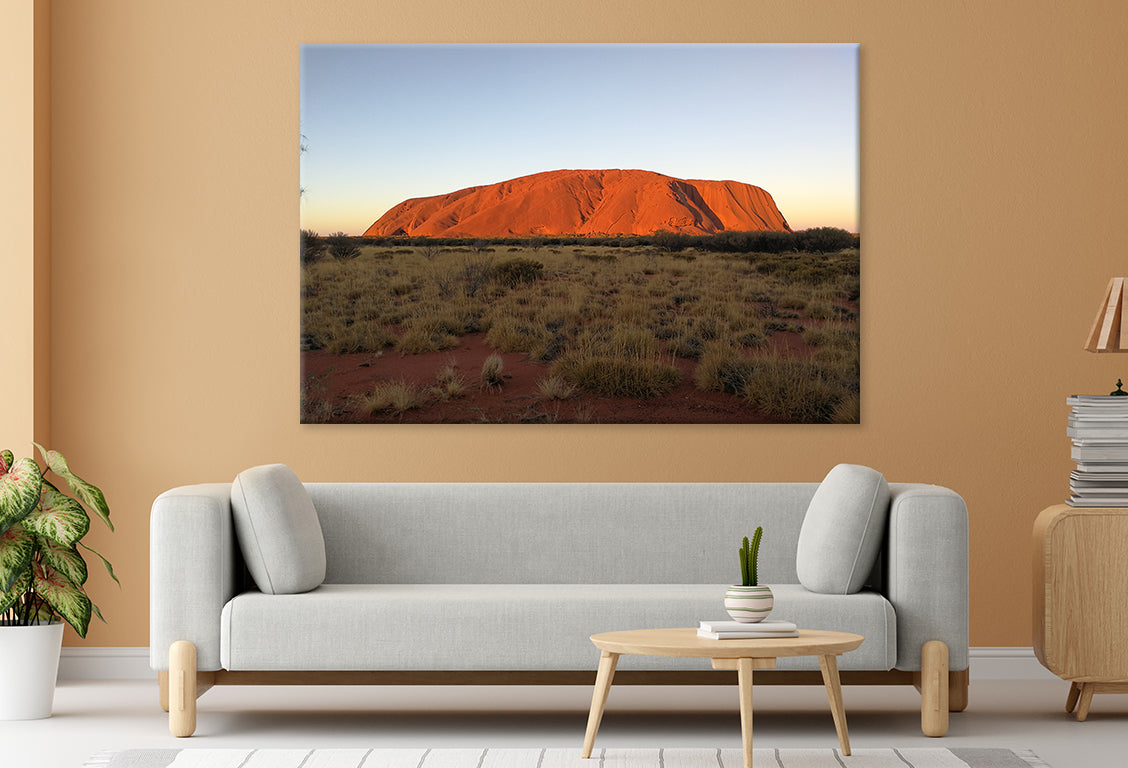 Uluru Ayers Rock Northern Territory Sunset Wall Art Decor 100% Australian Made
