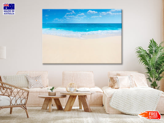 Summer Beach and Sky Print 100% Australian Made - Bella Home Decor