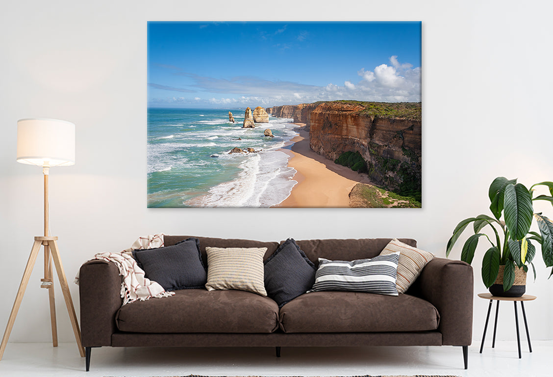 Twelve Apostles Victoria Coastal Cliffs Wall Art Decor 100% Australian Made
