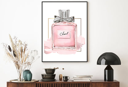 Pink Perfume Bottle Watercolor Print 100% Australian Made