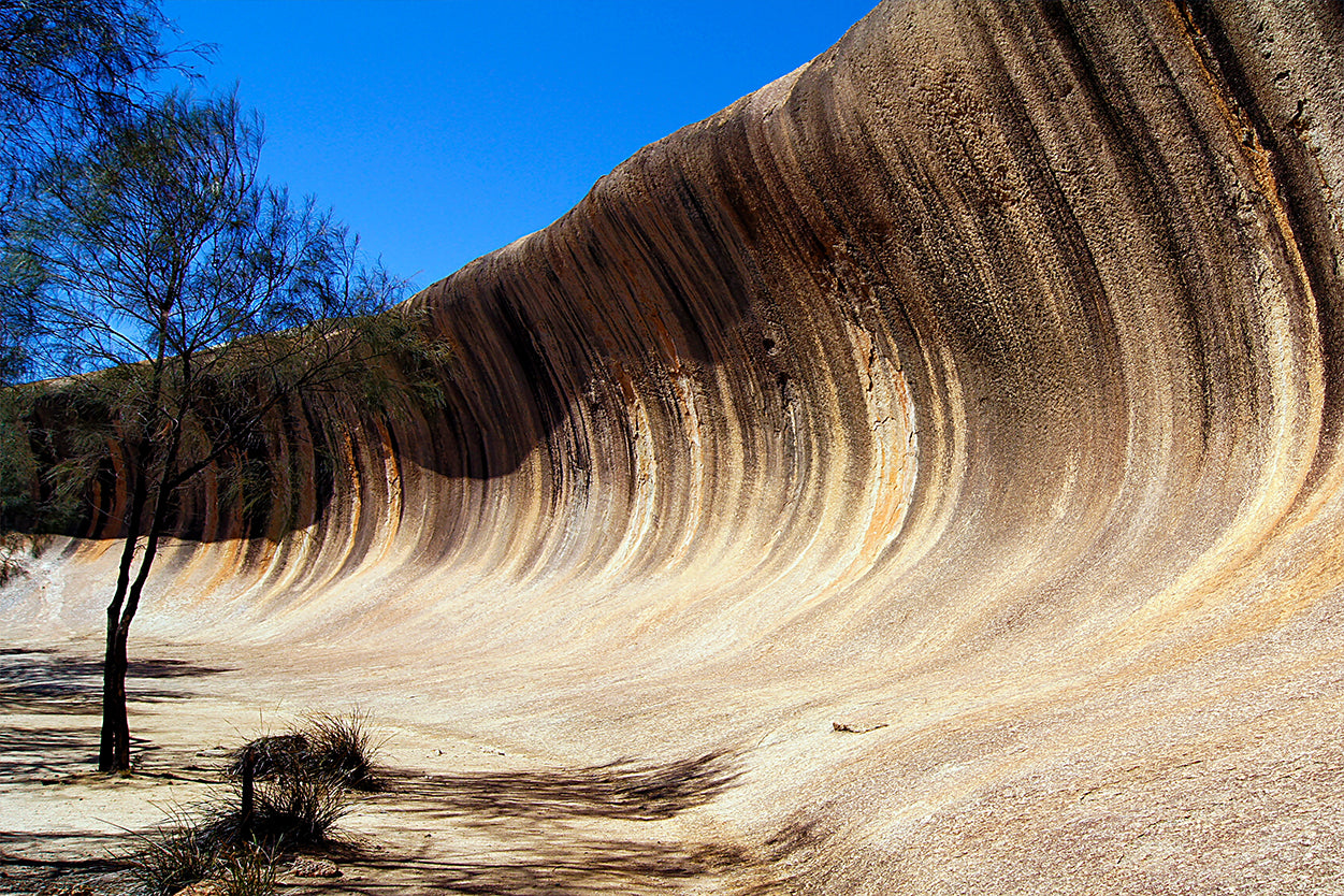 Wave Rock Western Australia Stone Wave Wall Art Decor 100% Australian Made