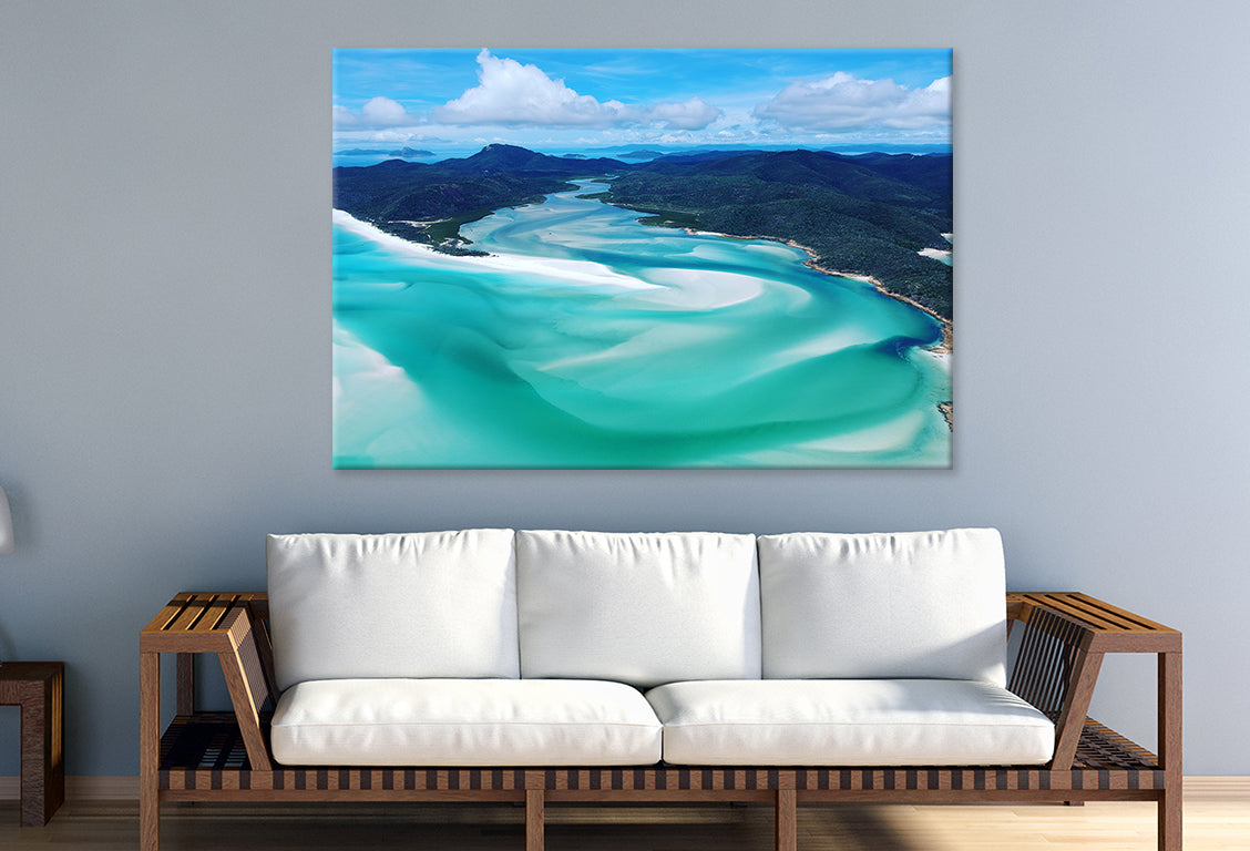 Whitehaven Beach Queensland Whitsunday Island Wall Art Decor 100% Australian Made
