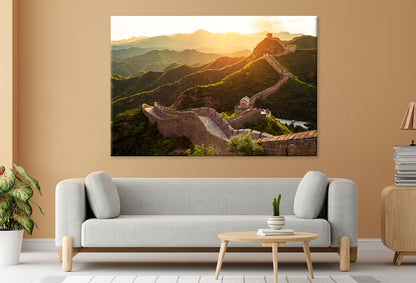 Great Wall under sunset sunshineWall Art Decor 100% Australian Made - Bella Home Decor
