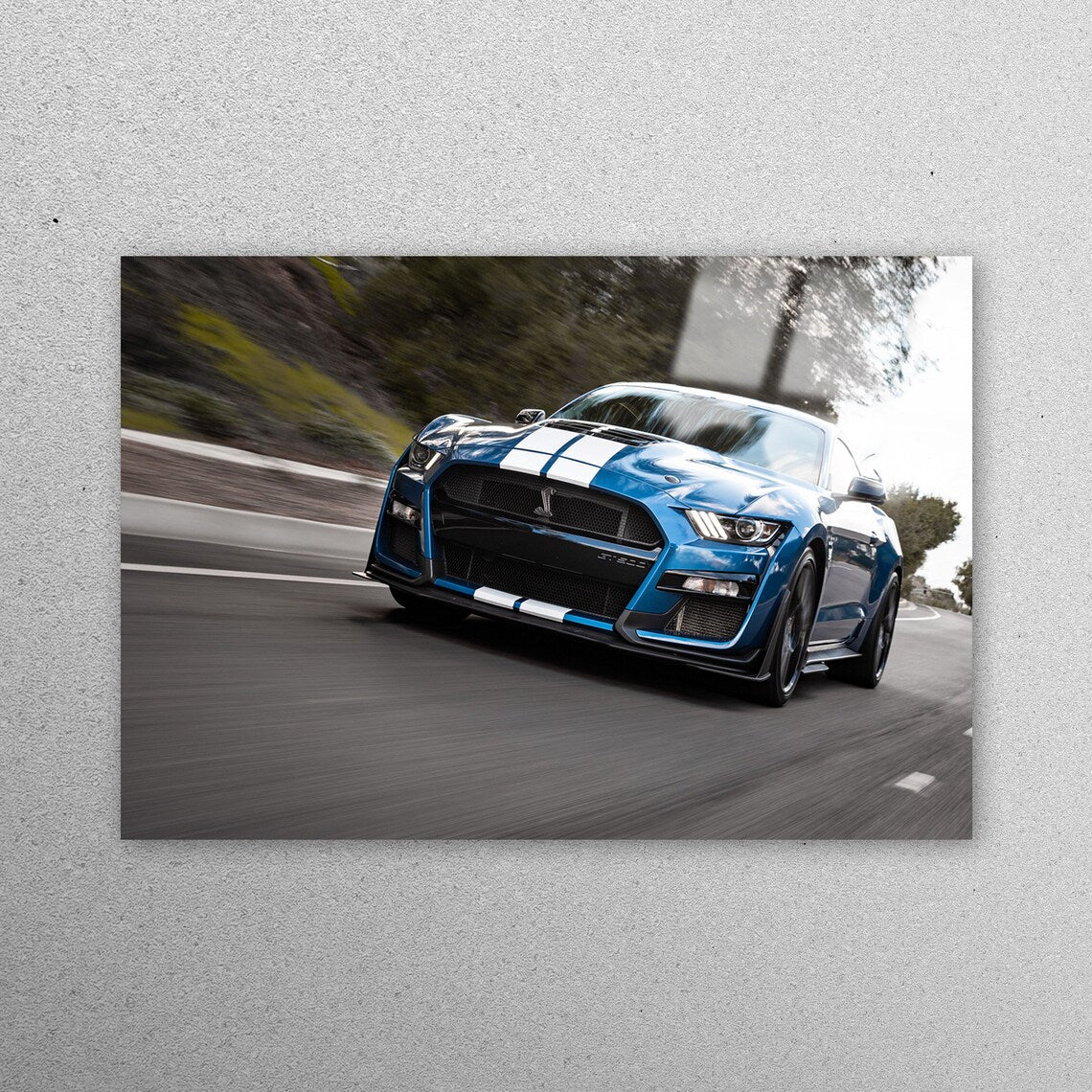 Ford Mustang Shelby Cobra Acrylic Glass Print Tempered Glass Wall Art 100% Made in Australia Ready to Hang