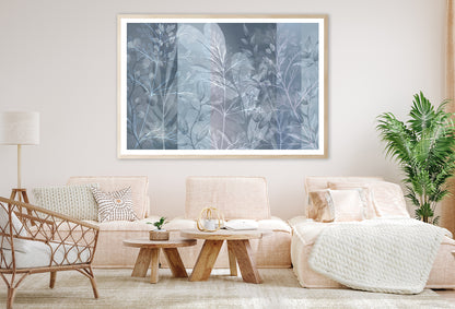 Shape of Tree Branches and Leaves Abstract Home Decor Premium Quality Poster Print Choose Your Sizes