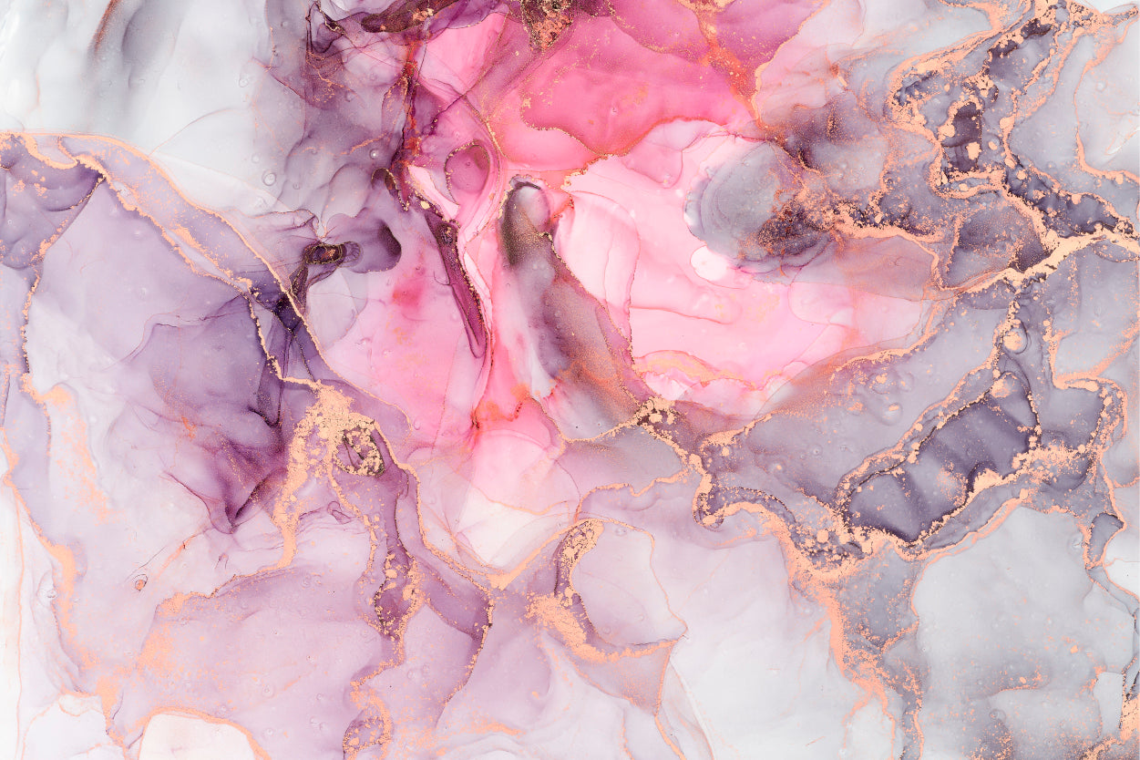 Natural Luxury Pink Abstract Fluid Art Wall Art Decor 100% Australian Made