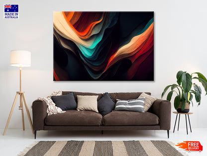 Abstract Colorful Wallpaper Print 100% Australian Made - Bella Home Decor