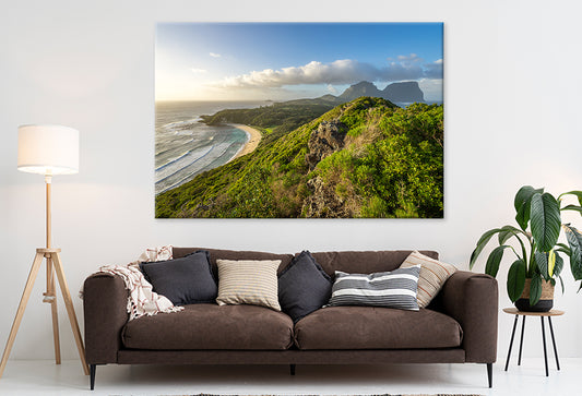 Lord Howe Island NSW Malabar Track Morning View Wall Art Decor 100% Australian Made