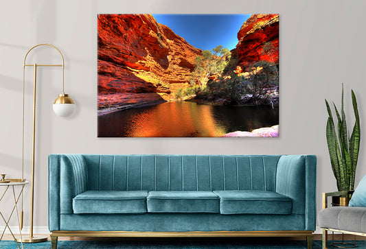 Kings Canyon Northern Territory Scenic Wall Art Decor 100% Australian Made