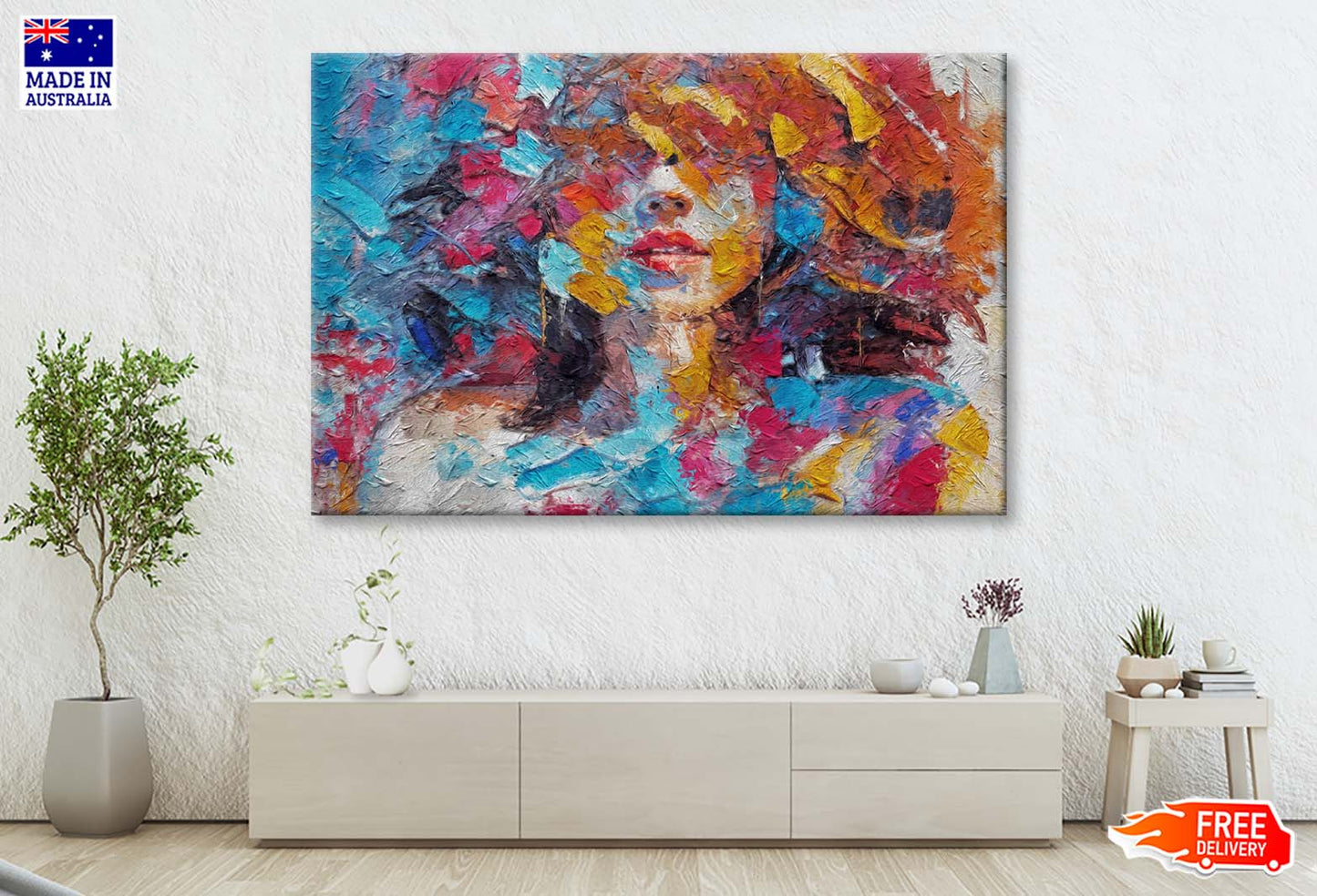 Conceptual Abstract Picture of a Beautiful Girl Wall Art Limited Edition High Quality Print