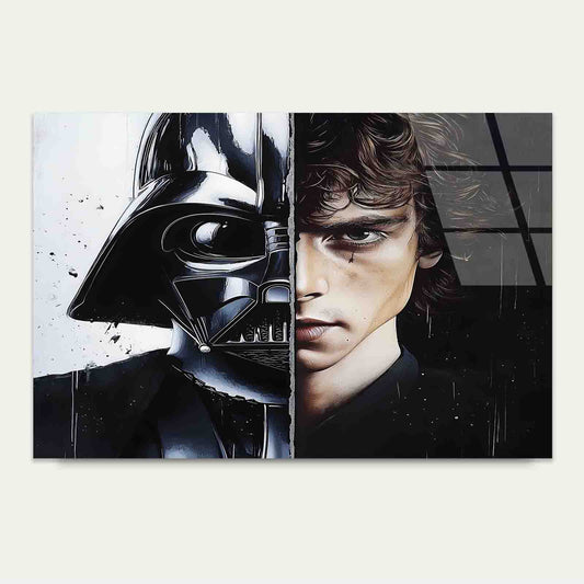 Dual Portrait Split Fac Tempered Glass Printing Wall Art Australian Made Quality