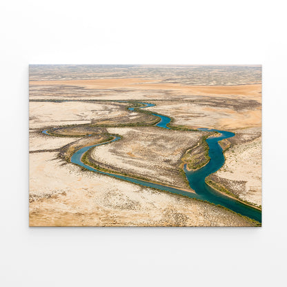 Lake Eyre South Australia Salt Lake Wall Art Decor 100% Australian Made