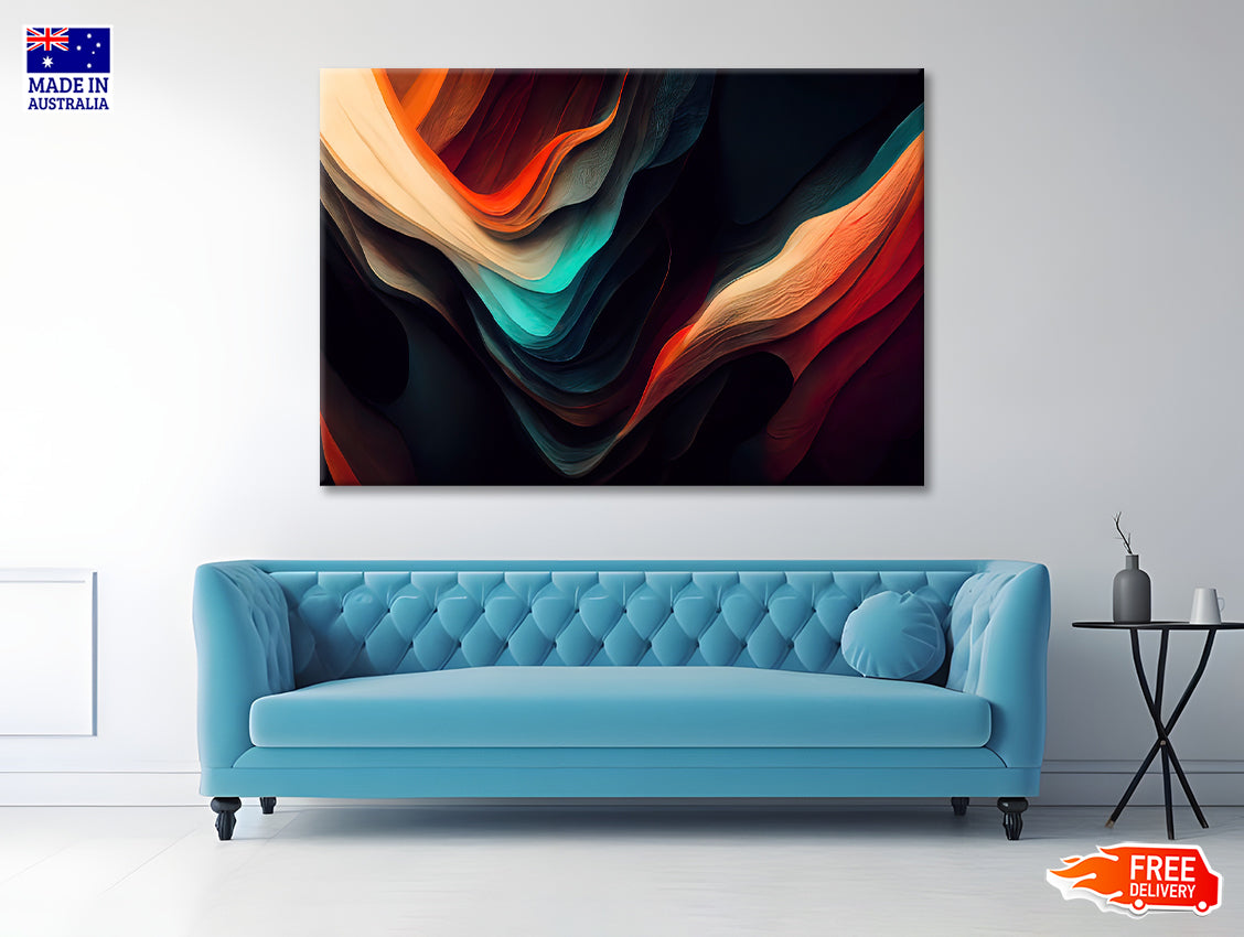 Abstract Colorful Wallpaper Print 100% Australian Made - Bella Home Decor