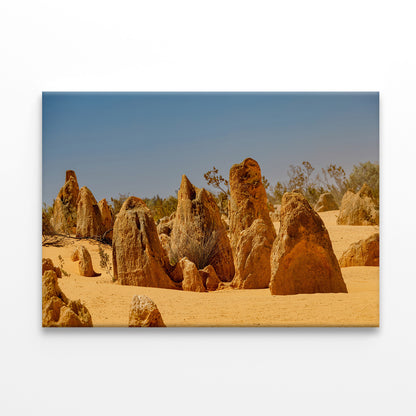 The Pinnacles Desert Western Australia Limestone Wall Art Decor 100% Australian Made