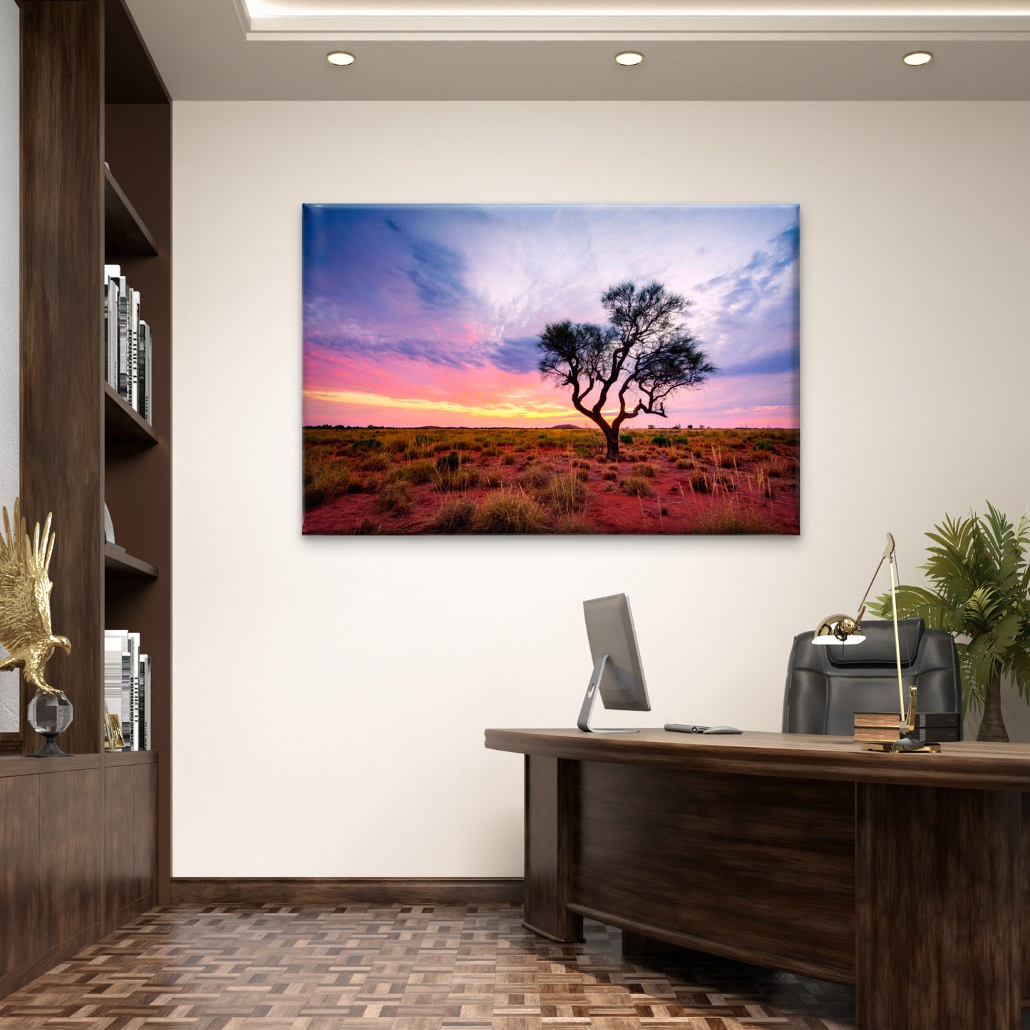 Australian Outback Sunset Desert Wall Art Decor 100% Australian Made - Bella Home Decor