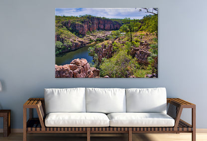 Nitmiluk Katherine Gorge Northern Territory Sandstone Canyon Wall Art Decor 100% Australian Made