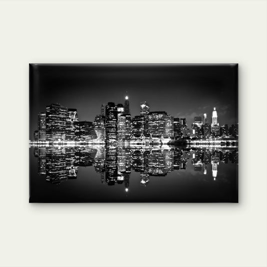 New York Skyline Black and White Wall Art Decor 100% Australian Made - Bella Home Decor