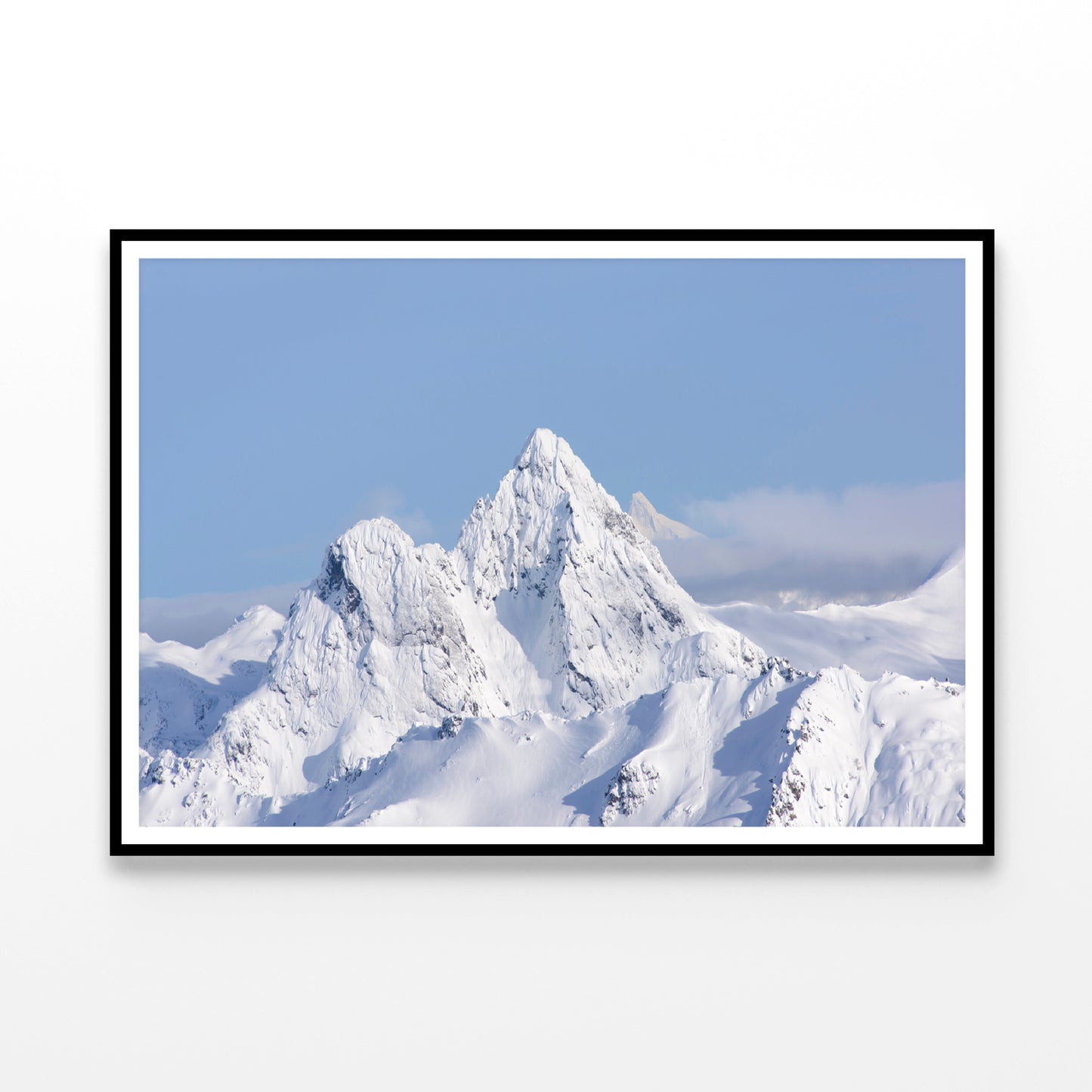 A Snow-Covered Mountain in Argentina Home Decor Premium Quality Poster Print Choose Your Sizes