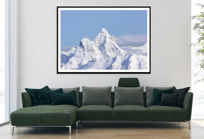 A Snow-Covered Mountain in Argentina Home Decor Premium Quality Poster Print Choose Your Sizes