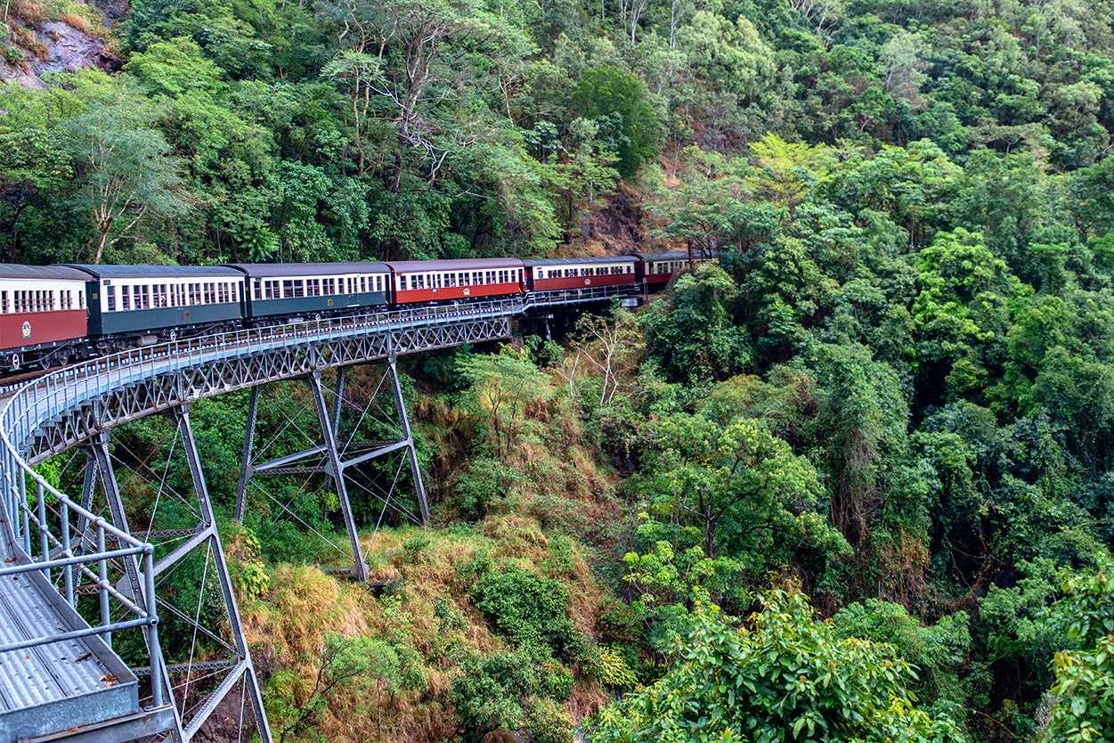 Kuranda Scenic Railway Cairns Scenic View Wall Art Decor 100% Australian Made