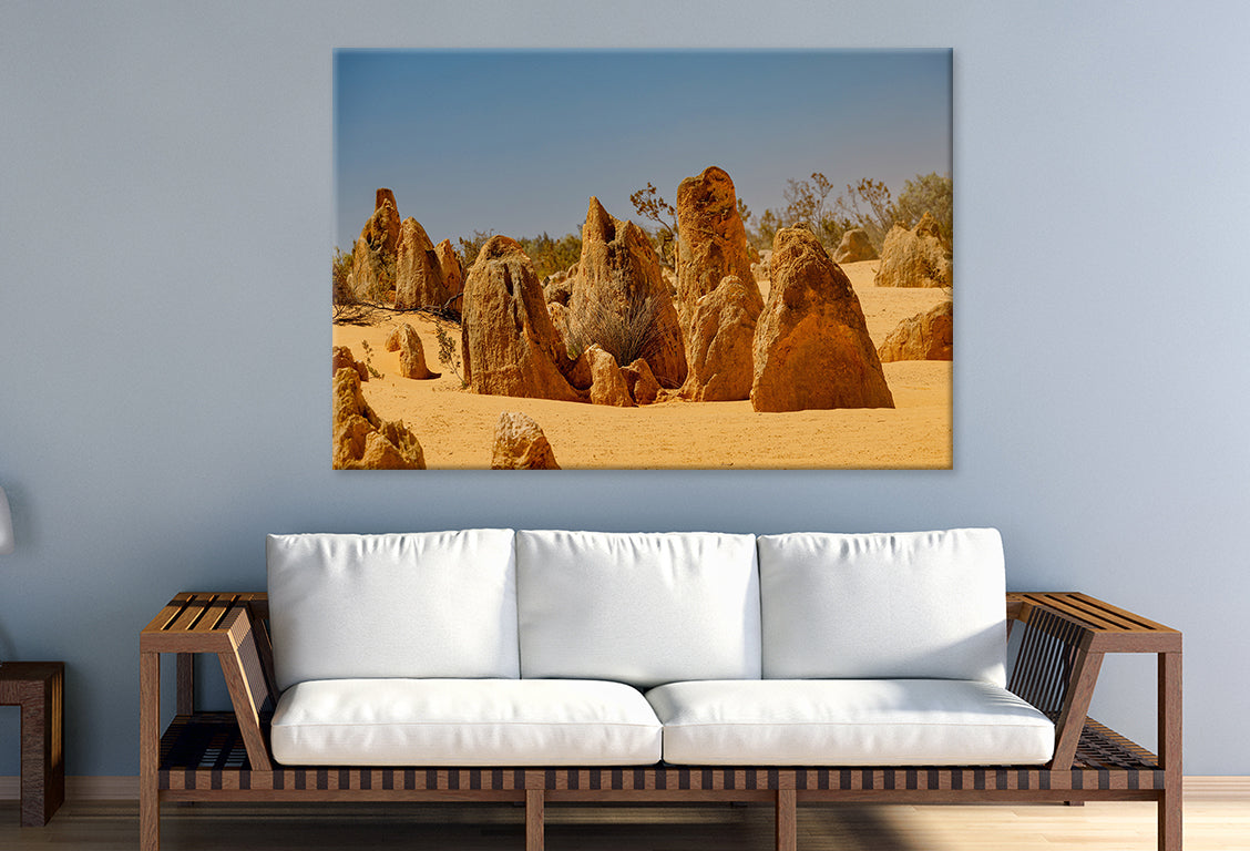 The Pinnacles Desert Western Australia Limestone Wall Art Decor 100% Australian Made