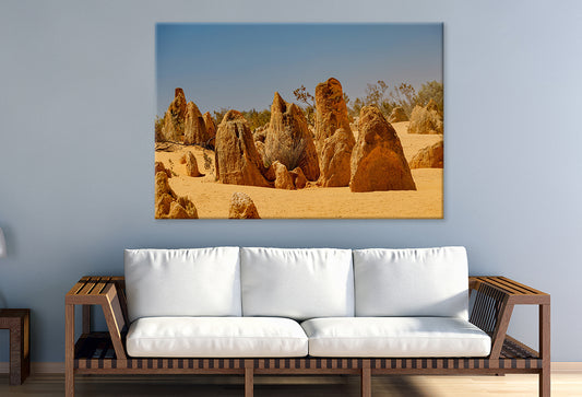 The Pinnacles Desert Western Australia Limestone Wall Art Decor 100% Australian Made