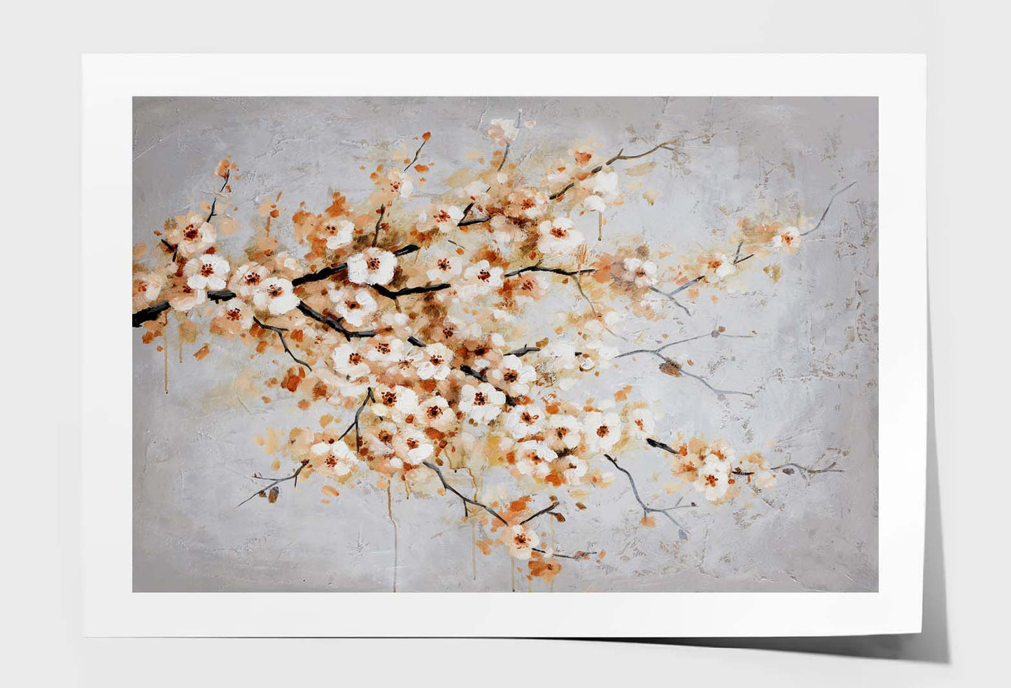 Flowers, Branches, Blooming Painting Wall Art Limited Edition High Quality Print