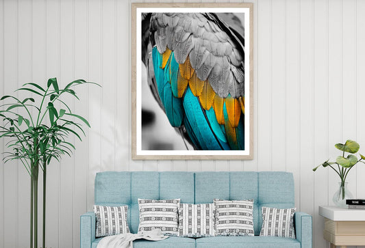 Close-Up Feather Design Home Decor Premium Quality Poster Print Choose Your Sizes