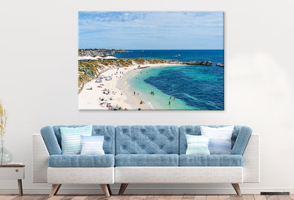 Rottnest Island Western Australia Pinky Beach Wall Art Decor 100% Australian Made