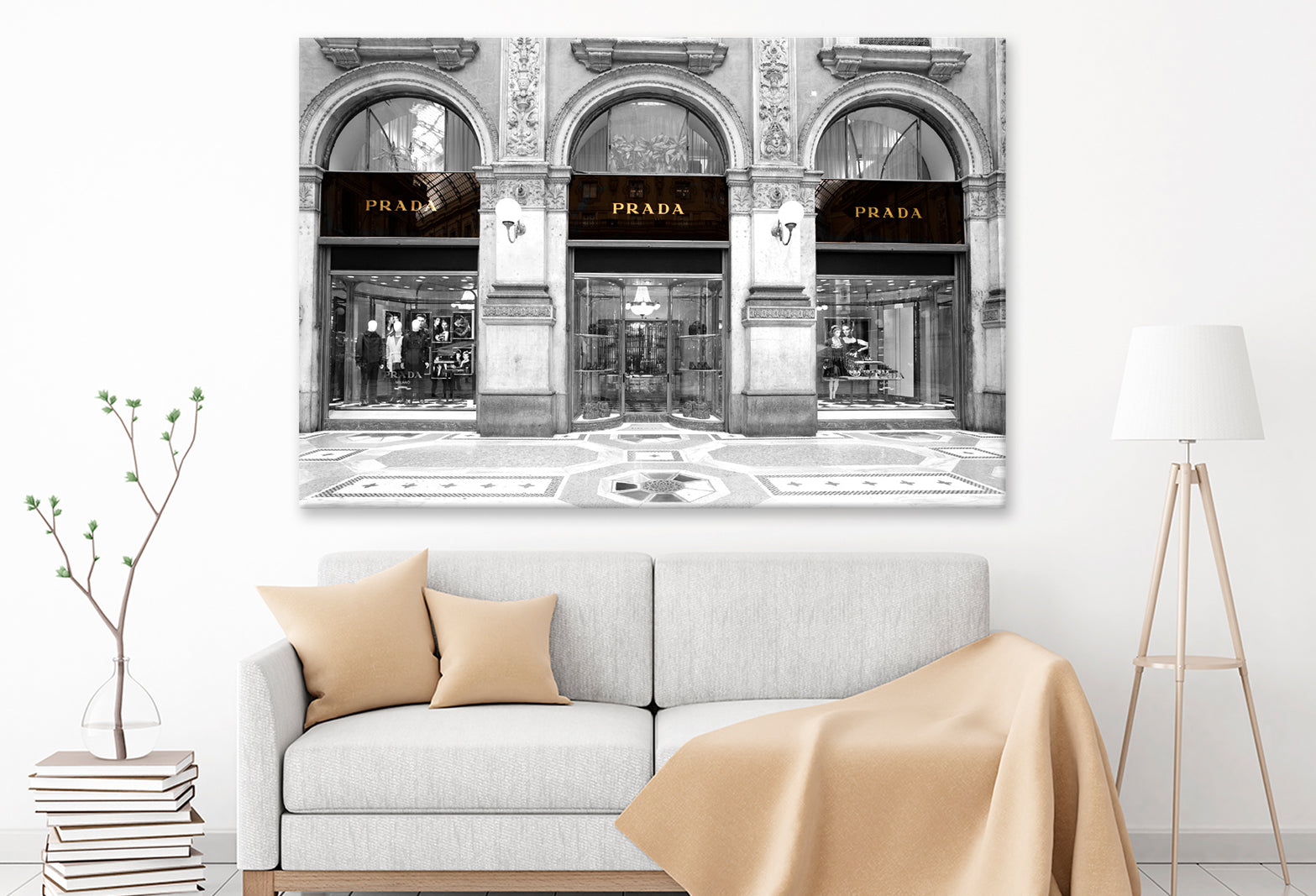 Amazing Luxury Fashion Store Print Canvas Ready to hang