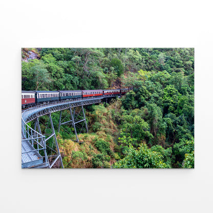 Kuranda Scenic Railway Cairns Scenic View Wall Art Decor 100% Australian Made