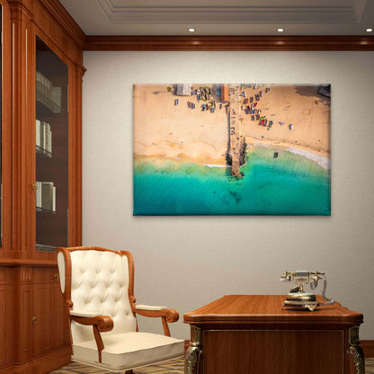 Santa Maria Beach Cape Verde Wall Art Decor 100% Australian Made - Bella Home Decor