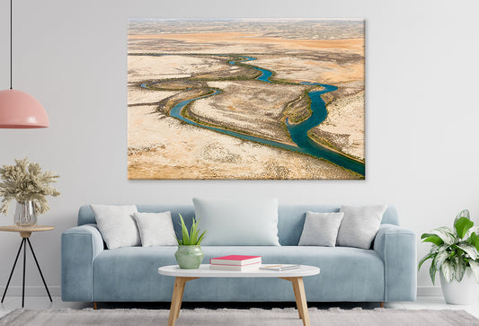Lake Eyre South Australia Salt Lake Wall Art Decor 100% Australian Made