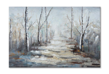 Abstract Forest Oil Painting Wall Art Limited Edition High Quality Print