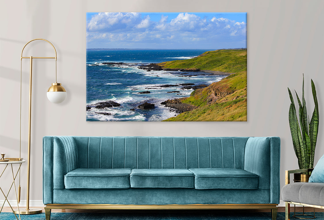 Phillip Island Victoria Coastal Waves Wall Art Decor 100% Australian Made