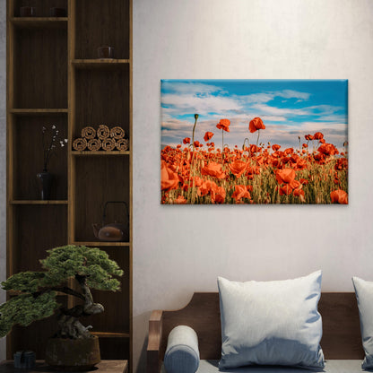 Remember for Anzac Historic war memory Poppy Field Australia Wall Art Decor 100% Australian Made