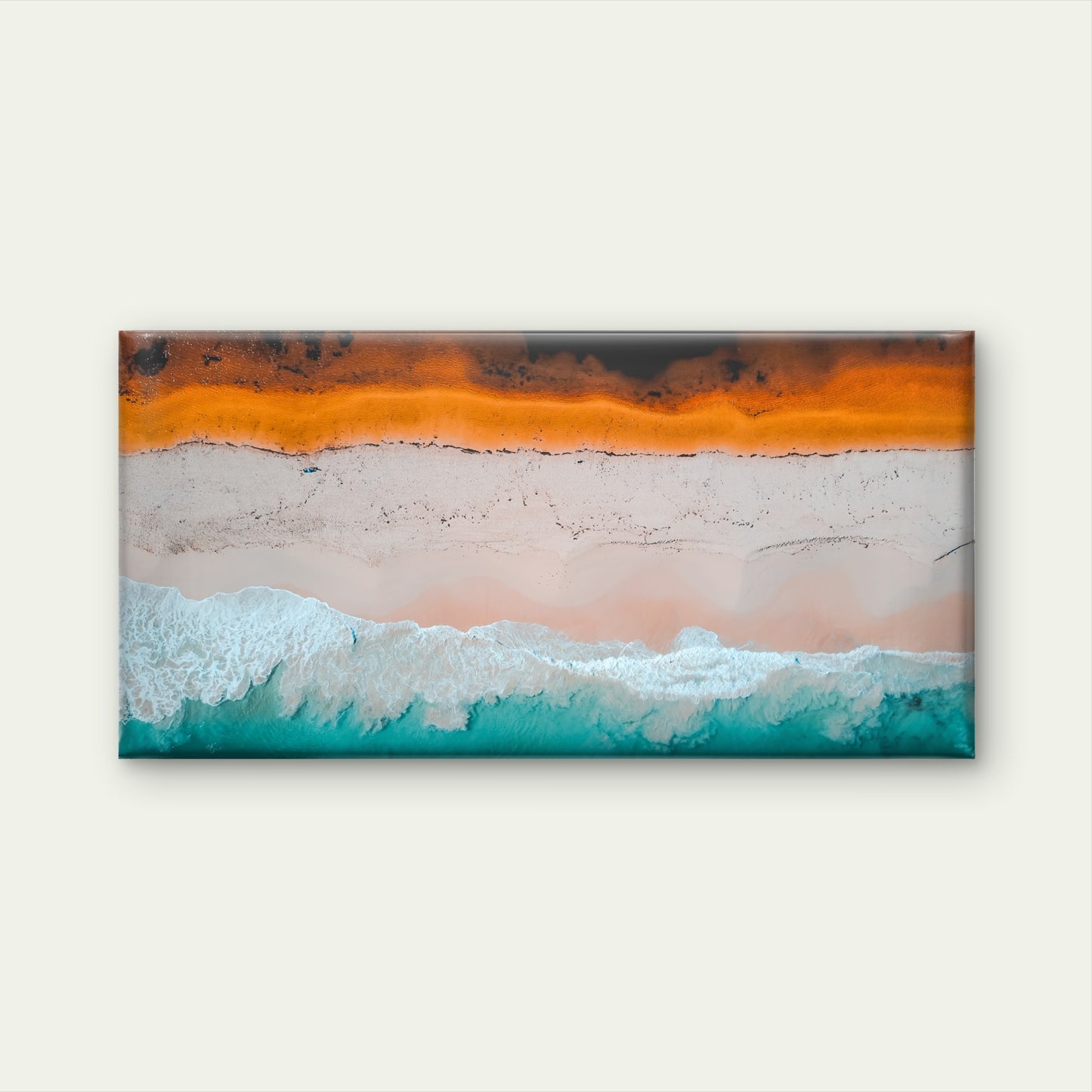 River Meets the Sea Guilderton Australia Wall Art Canvas Office Home Room Framed 120x60cm