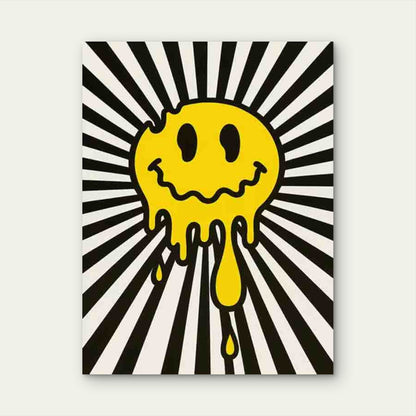 Dripping Smile 40x60cm Metal Print Ready to Hang