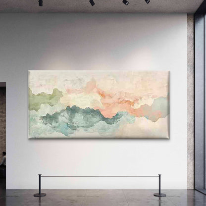 Abstract Multicolor Oil Paintin Wall Art Canvas Office Home Room Framed 120x60cm - Bella Home Decor