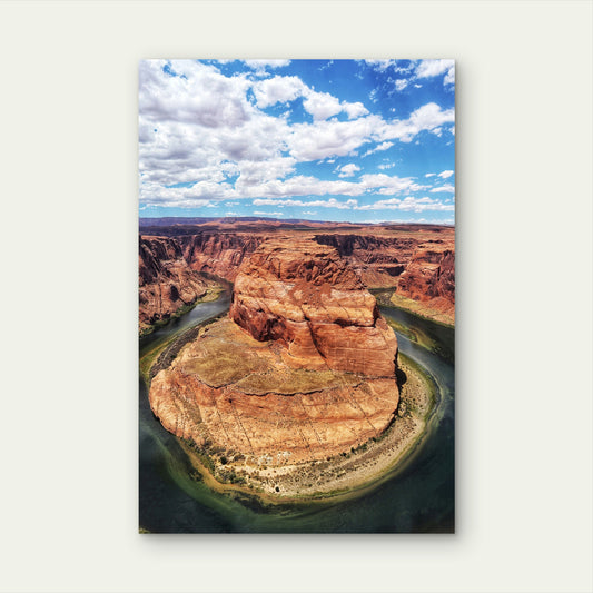 Horseshoe Bend Arizona Canyon River 40x60cm Metal Print Ready to Hang