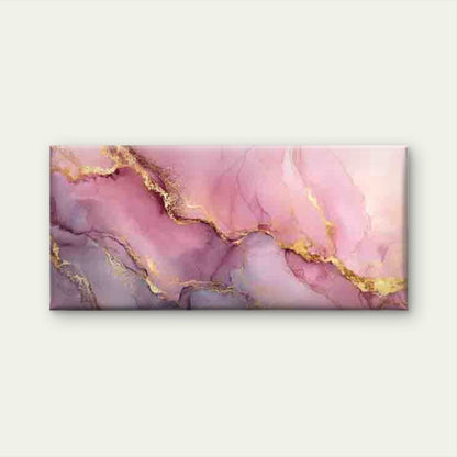 Pink Purple Watercolor Abstract Wall Art Canvas Office Home Room Framed 120x60cm