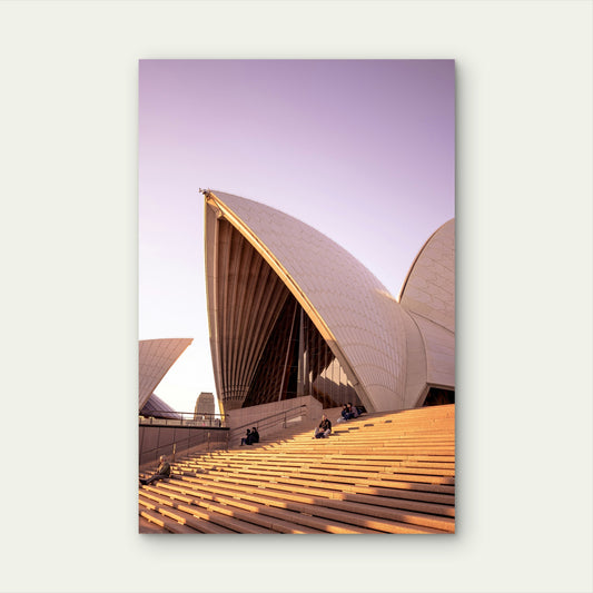 Sydney Opera House Architecture Art 40x60cm Metal Print Ready to Hang