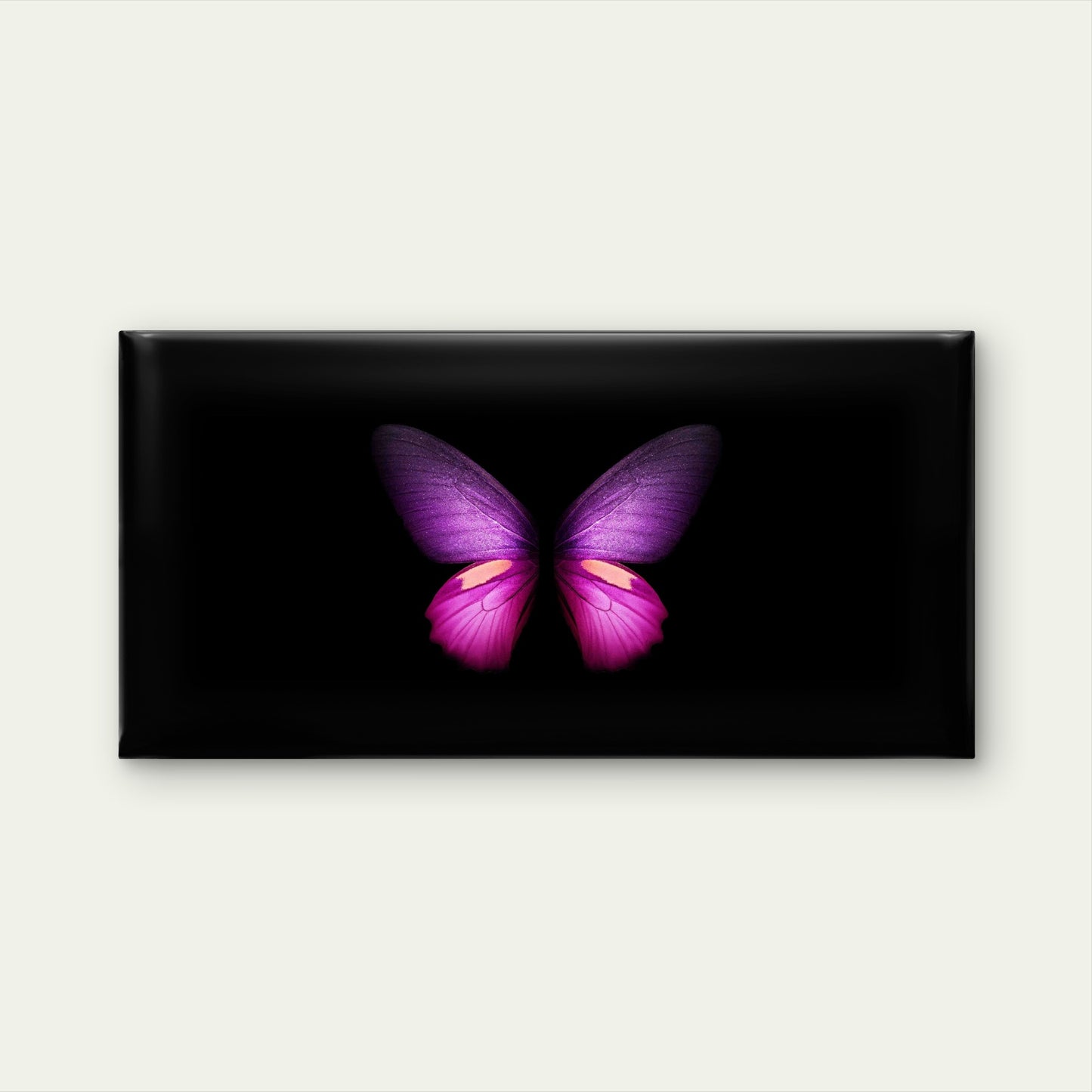 Vibrant Purple Butterfly Wall Art Canvas Office Home Room Framed 120x60cm
