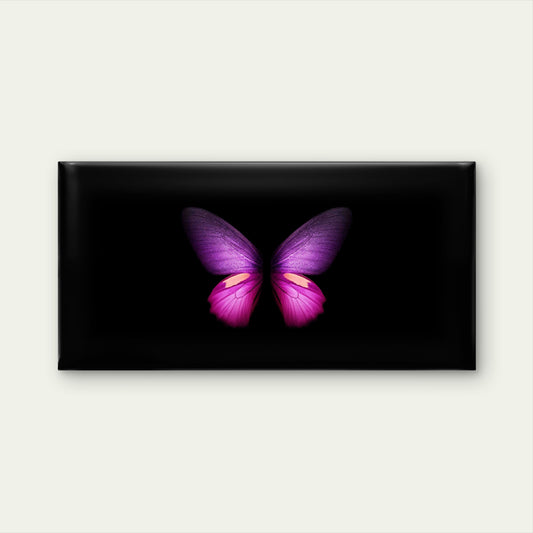 Vibrant Purple Butterfly Wall Art Canvas Office Home Room Framed 120x60cm
