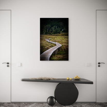Cradle Mountain Boardwalk Tasmania Trail 40x60cm Metal Print Ready to Hang