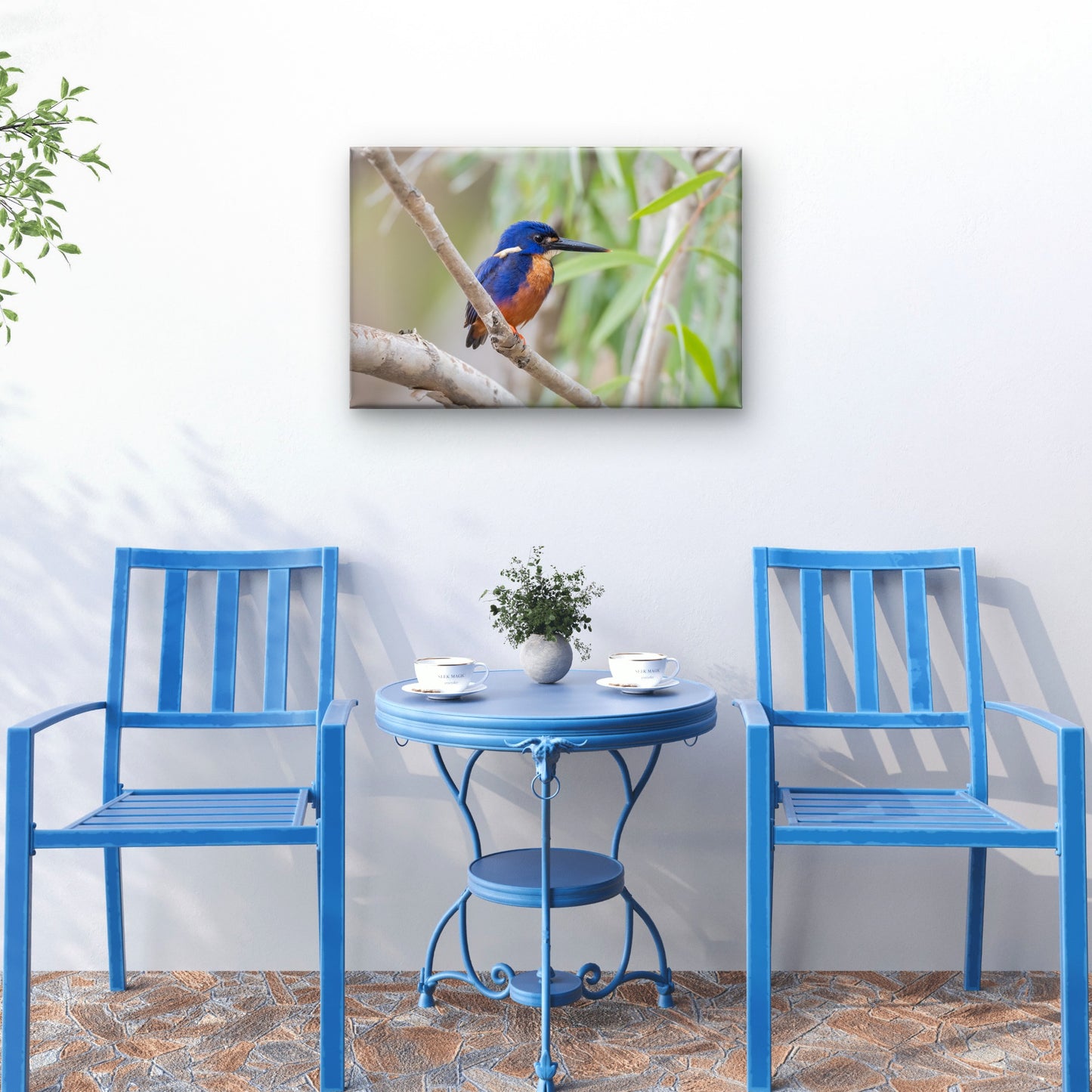 Azure Kingfisher Billabong Wall Art Decor 100% Australian Made