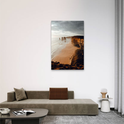 Twelve Apostles The Coast Of Victoria Australia 60x90cm Metal Print Ready to Hang
