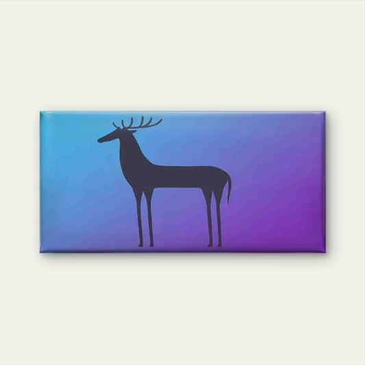 Minimalist Deer Silhouette Wall Art Canvas Office Home Room Framed 120x60cm