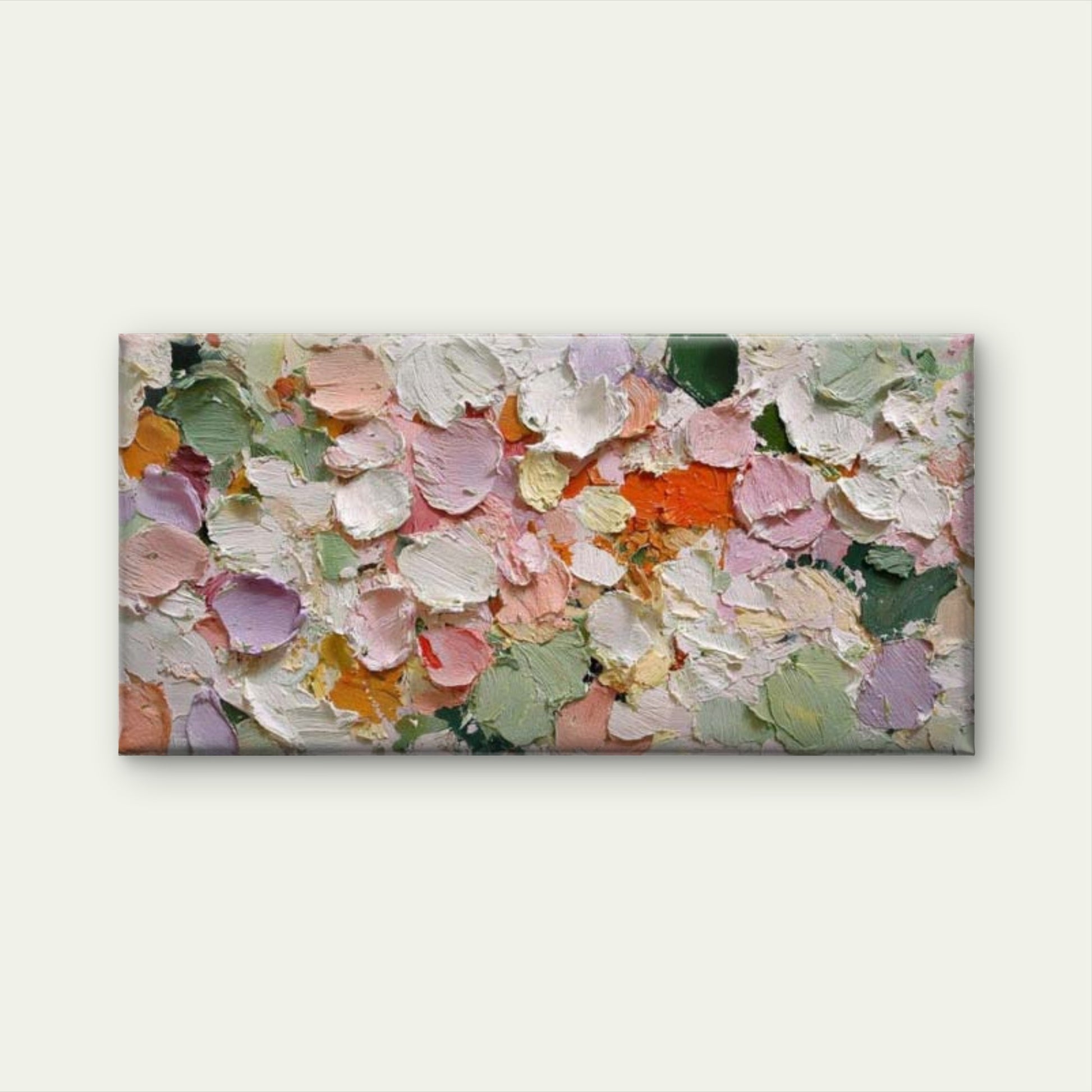 Abstract Impasto Painting Wall Art Canvas Office Home Room Framed 120x60cm - Bella Home Decor